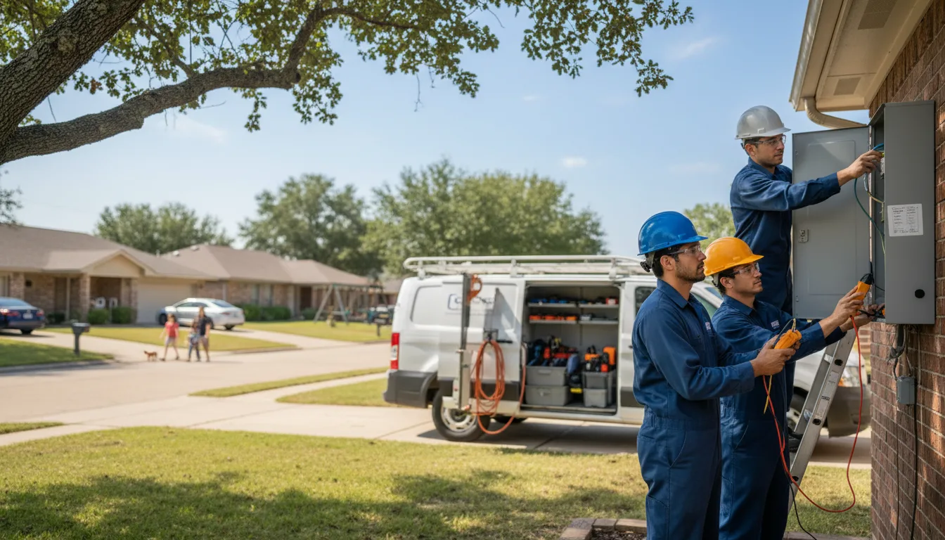 Certified electrician providing emergency electrical services in Plantersville, AL